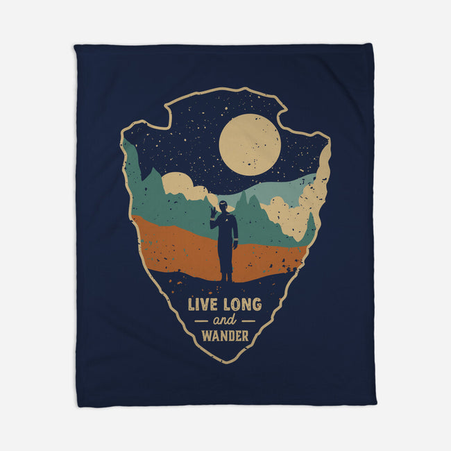 Live Long And Wonder-None-Fleece-Blanket-retrodivision