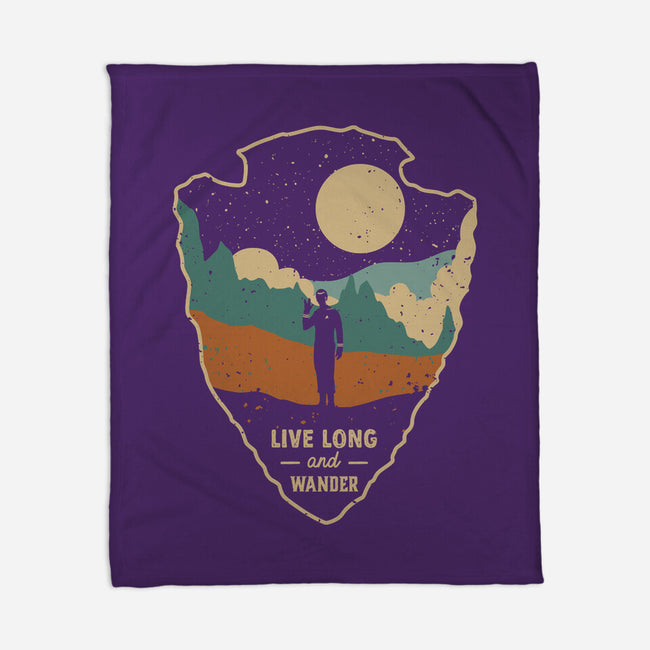 Live Long And Wonder-None-Fleece-Blanket-retrodivision