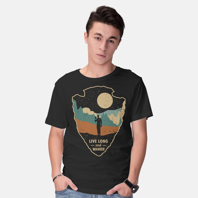 Live Long And Wonder-Mens-Basic-Tee-retrodivision