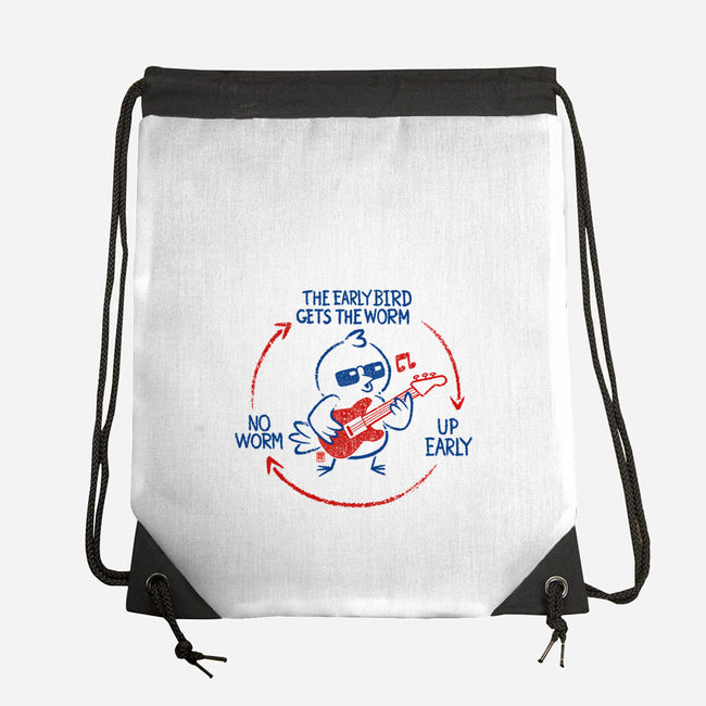 The Early Bird Gets The Worm-None-Drawstring-Bag-worlddominationforcats