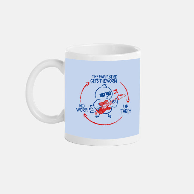 The Early Bird Gets The Worm-None-Mug-Drinkware-worlddominationforcats
