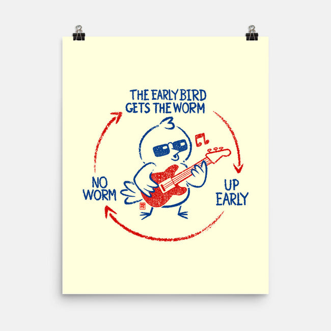 The Early Bird Gets The Worm-None-Matte-Poster-worlddominationforcats