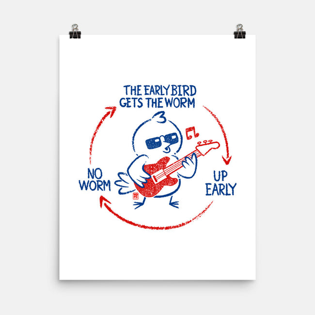 The Early Bird Gets The Worm-None-Matte-Poster-worlddominationforcats