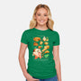 Sweet Christmas Cookies-Womens-Fitted-Tee-BlancaVidal