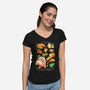 Sweet Christmas Cookies-Womens-V-Neck-Tee-BlancaVidal