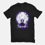 Hollow Moon-Womens-Fitted-Tee-BlancaVidal