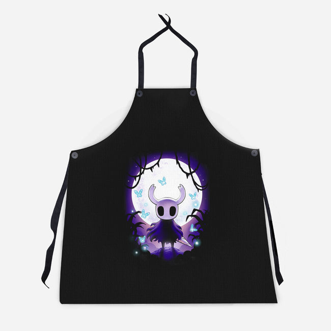 Hollow Moon-Unisex-Kitchen-Apron-BlancaVidal