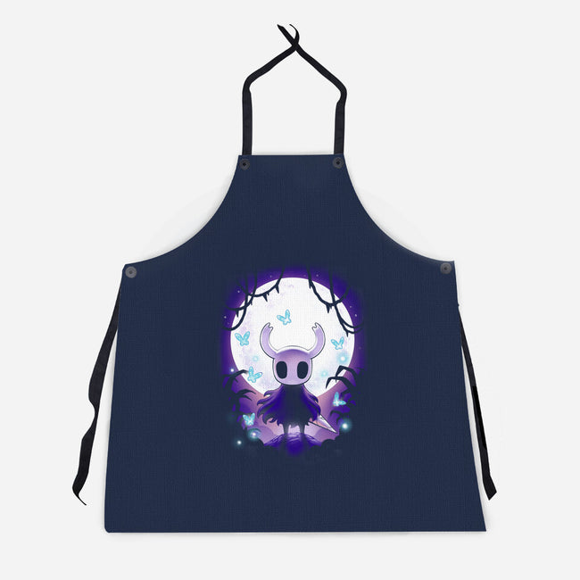 Hollow Moon-Unisex-Kitchen-Apron-BlancaVidal