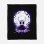 Hollow Moon-None-Fleece-Blanket-BlancaVidal