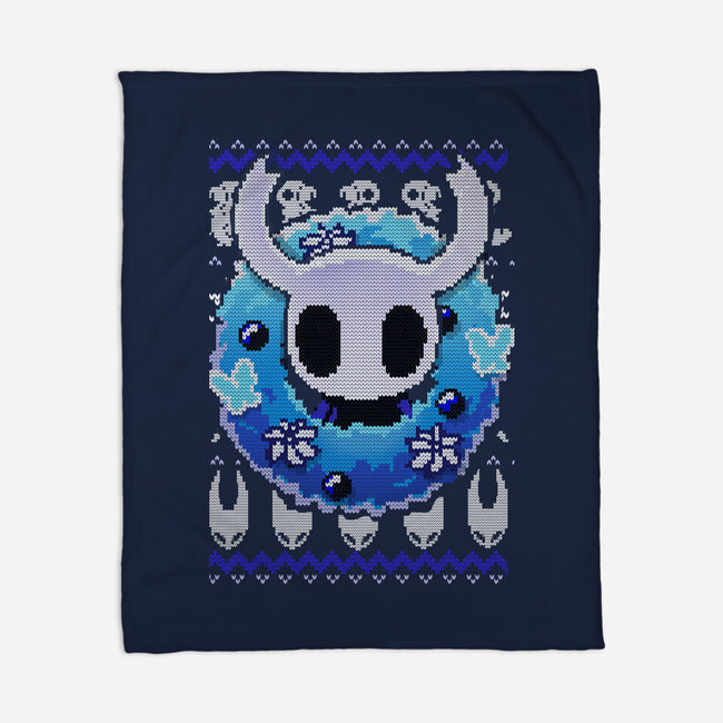 Hollow Christmas Night-None-Fleece-Blanket-BlancaVidal