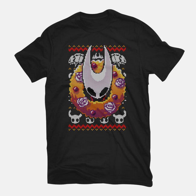 Silk Christmas Night-Womens-Fitted-Tee-BlancaVidal