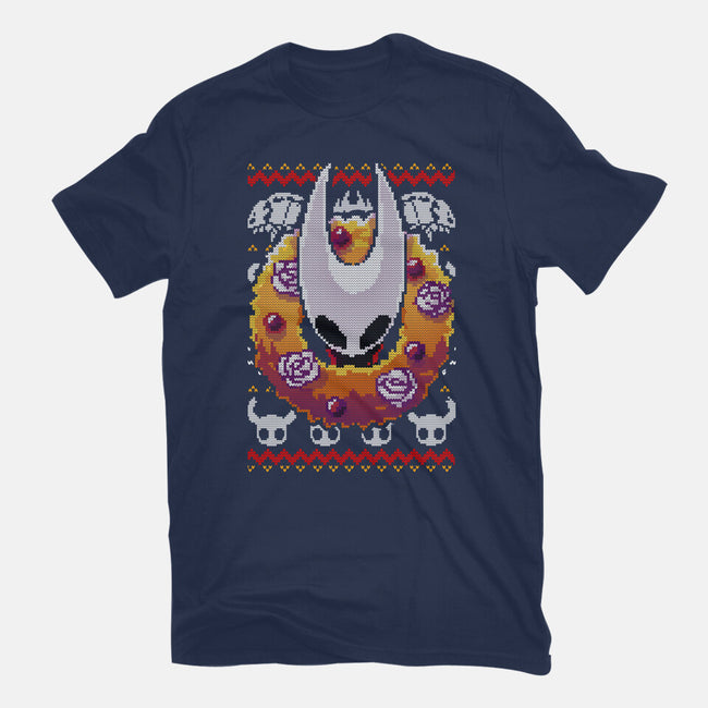 Silk Christmas Night-Womens-Fitted-Tee-BlancaVidal
