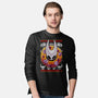 Silk Christmas Night-Mens-Long Sleeved-Tee-BlancaVidal