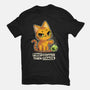 Coffee And Chaos-Womens-Fitted-Tee-BlancaVidal