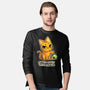 Coffee And Chaos-Mens-Long Sleeved-Tee-BlancaVidal
