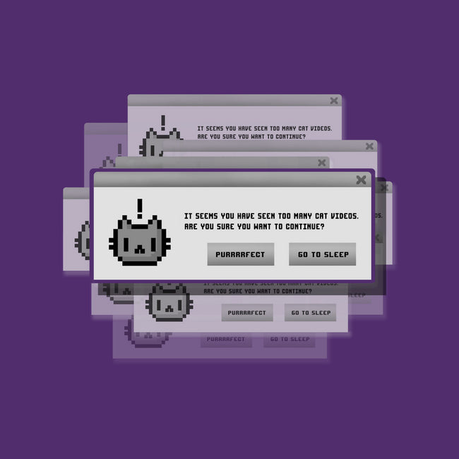 Alert Cat-None-Glossy-Sticker-BlancaVidal