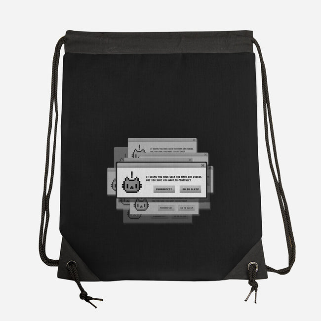 Alert Cat-None-Drawstring-Bag-BlancaVidal