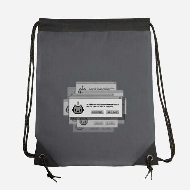 Alert Cat-None-Drawstring-Bag-BlancaVidal