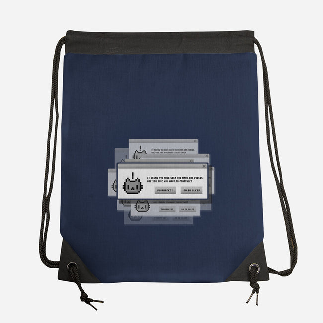 Alert Cat-None-Drawstring-Bag-BlancaVidal