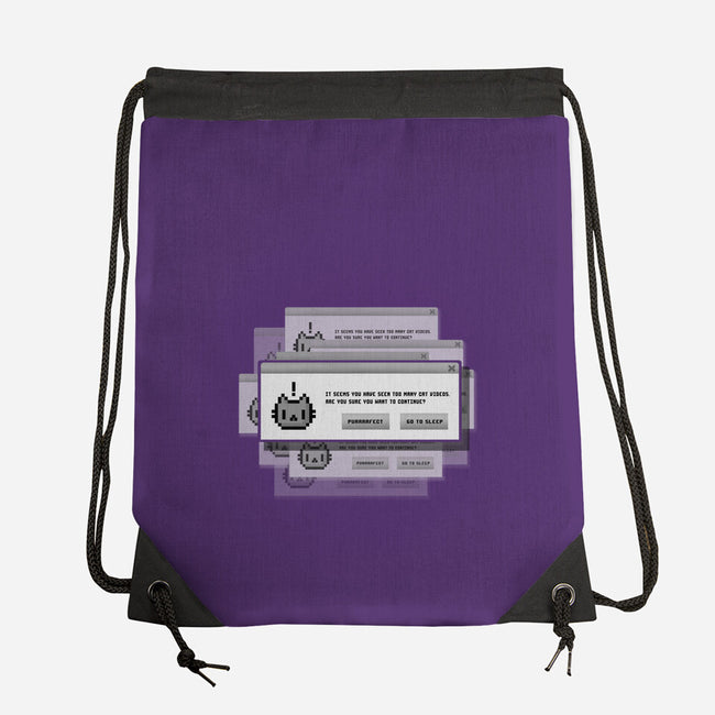 Alert Cat-None-Drawstring-Bag-BlancaVidal