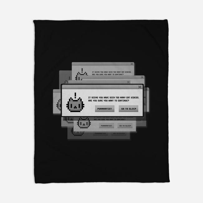 Alert Cat-None-Fleece-Blanket-BlancaVidal