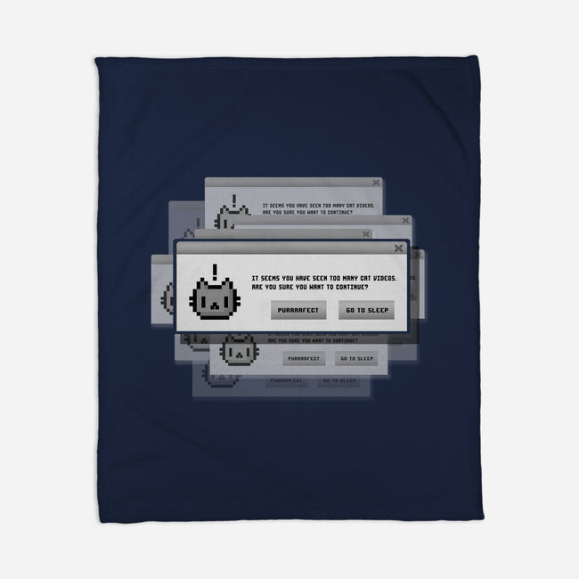 Alert Cat-None-Fleece-Blanket-BlancaVidal