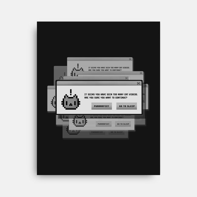 Alert Cat-None-Stretched-Canvas-BlancaVidal