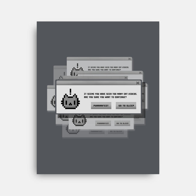 Alert Cat-None-Stretched-Canvas-BlancaVidal