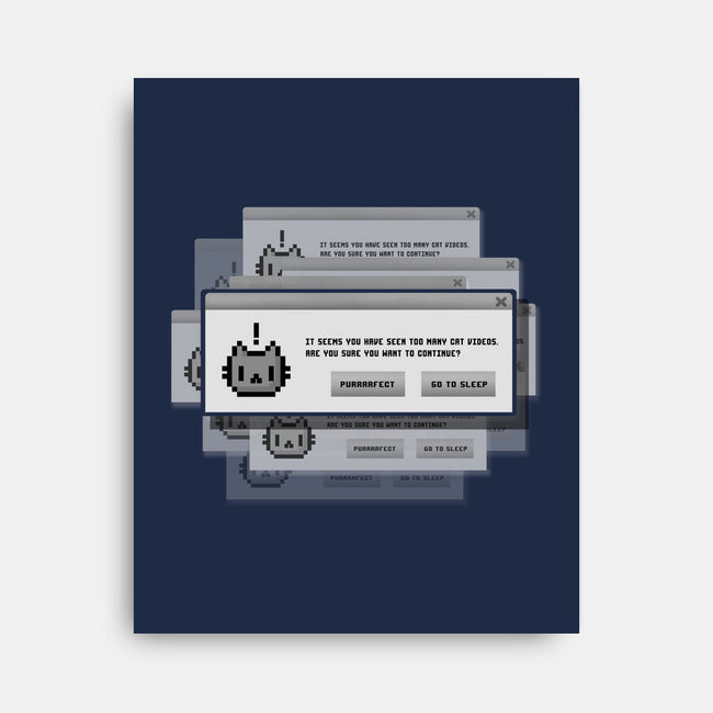 Alert Cat-None-Stretched-Canvas-BlancaVidal