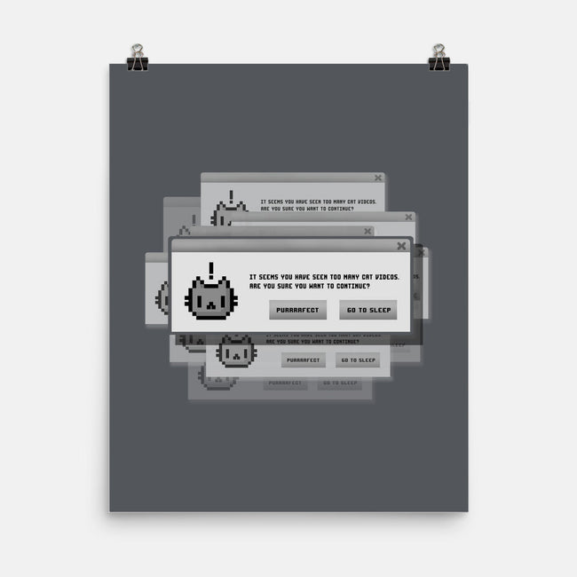 Alert Cat-None-Matte-Poster-BlancaVidal