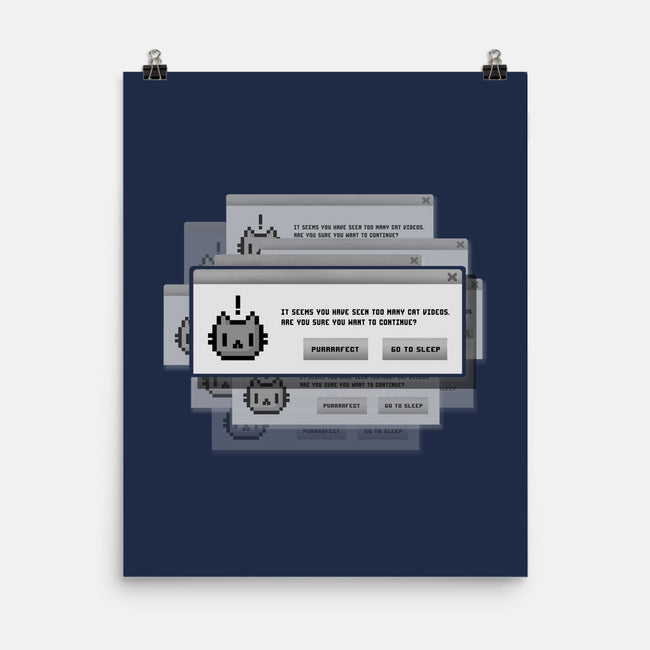 Alert Cat-None-Matte-Poster-BlancaVidal