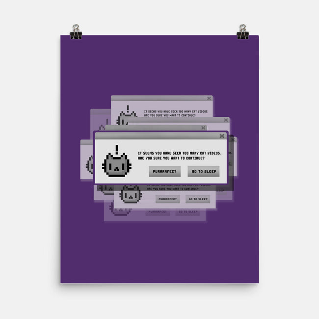 Alert Cat-None-Matte-Poster-BlancaVidal