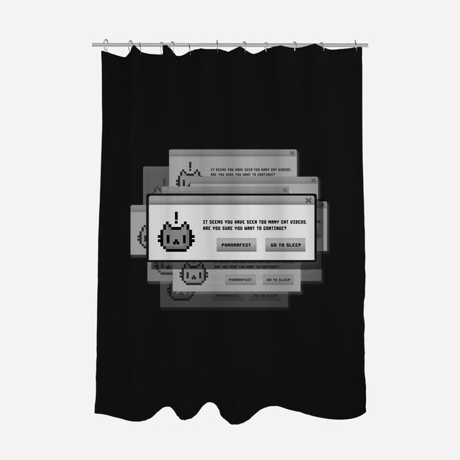 Alert Cat-None-Polyester-Shower Curtain-BlancaVidal