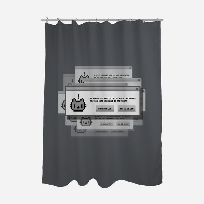 Alert Cat-None-Polyester-Shower Curtain-BlancaVidal