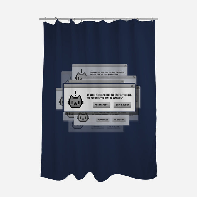 Alert Cat-None-Polyester-Shower Curtain-BlancaVidal
