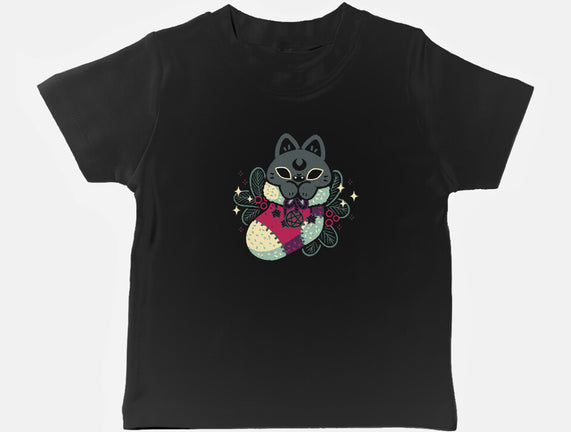 Gothic Cat Christmas Stocking