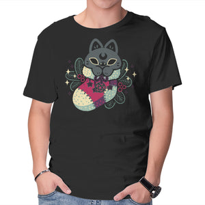 Gothic Cat Christmas Stocking