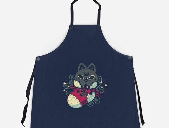 Gothic Cat Christmas Stocking