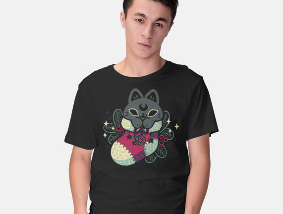 Gothic Cat Christmas Stocking