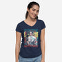 Resistance-Womens-V-Neck-Tee-zascanauta