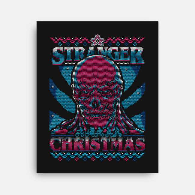 Stranger Ugly Christmas-None-Stretched-Canvas-Getsousa!