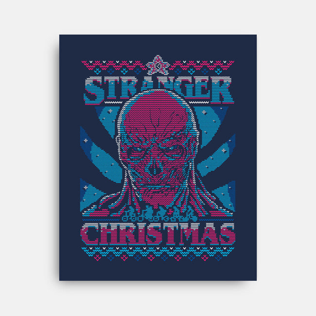 Stranger Ugly Christmas-None-Stretched-Canvas-Getsousa!