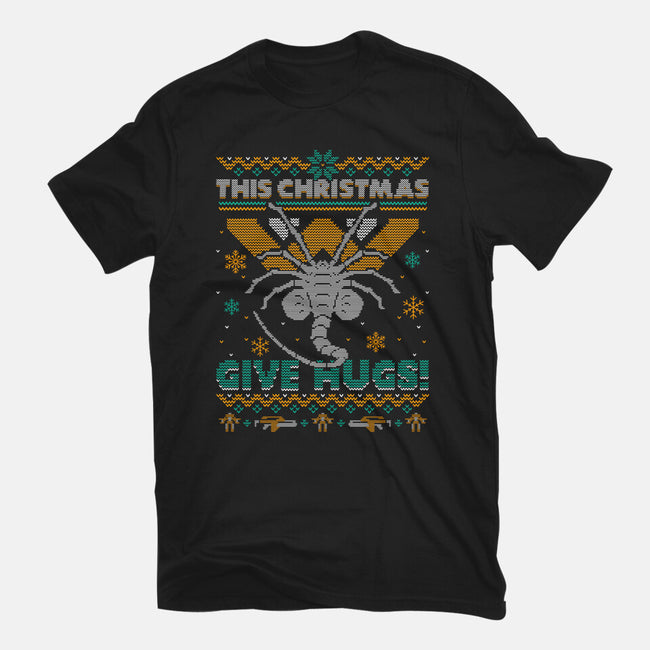 Ugly Christmas Hugs-Womens-Fitted-Tee-Getsousa!