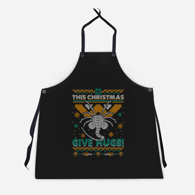 Ugly Christmas Hugs-Unisex-Kitchen-Apron-Getsousa!