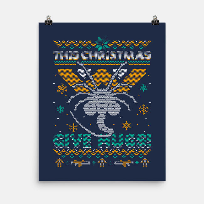 Ugly Christmas Hugs-None-Matte-Poster-Getsousa!