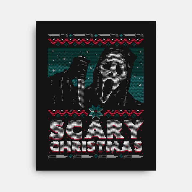 Scary Ugly Christmas-None-Stretched-Canvas-Getsousa!