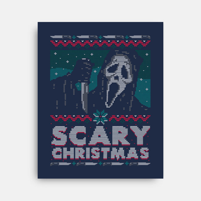 Scary Ugly Christmas-None-Stretched-Canvas-Getsousa!