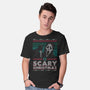 Scary Ugly Christmas-Mens-Basic-Tee-Getsousa!
