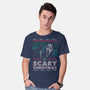 Scary Ugly Christmas-Mens-Basic-Tee-Getsousa!