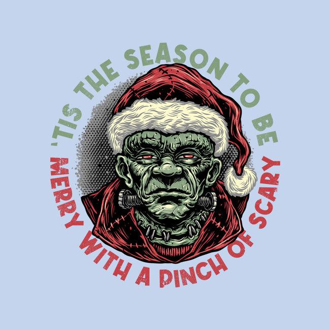 Merry With A Pinch Of Scary-Unisex-Crew Neck-Sweatshirt-glitchygorilla